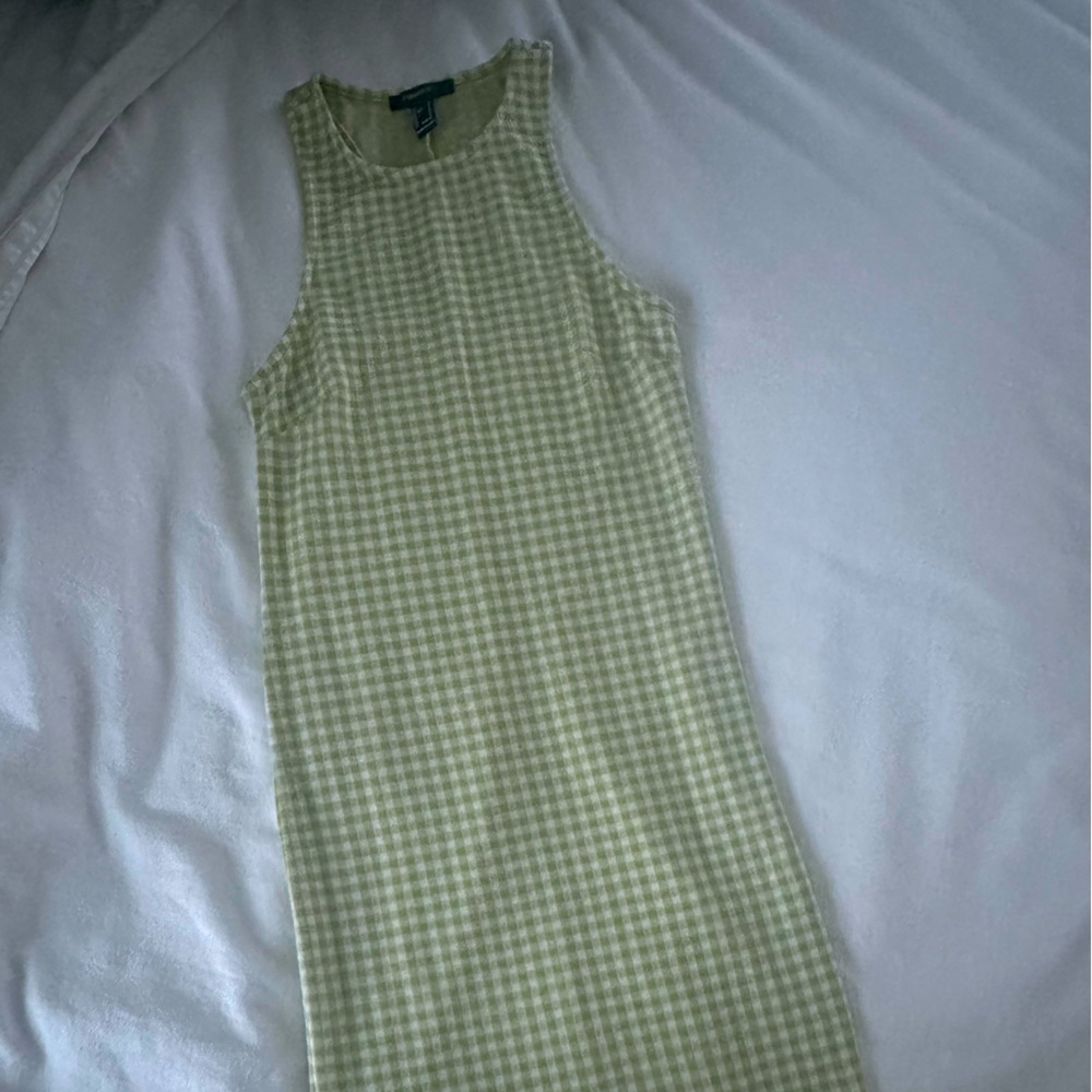Forever 21 check tank dress